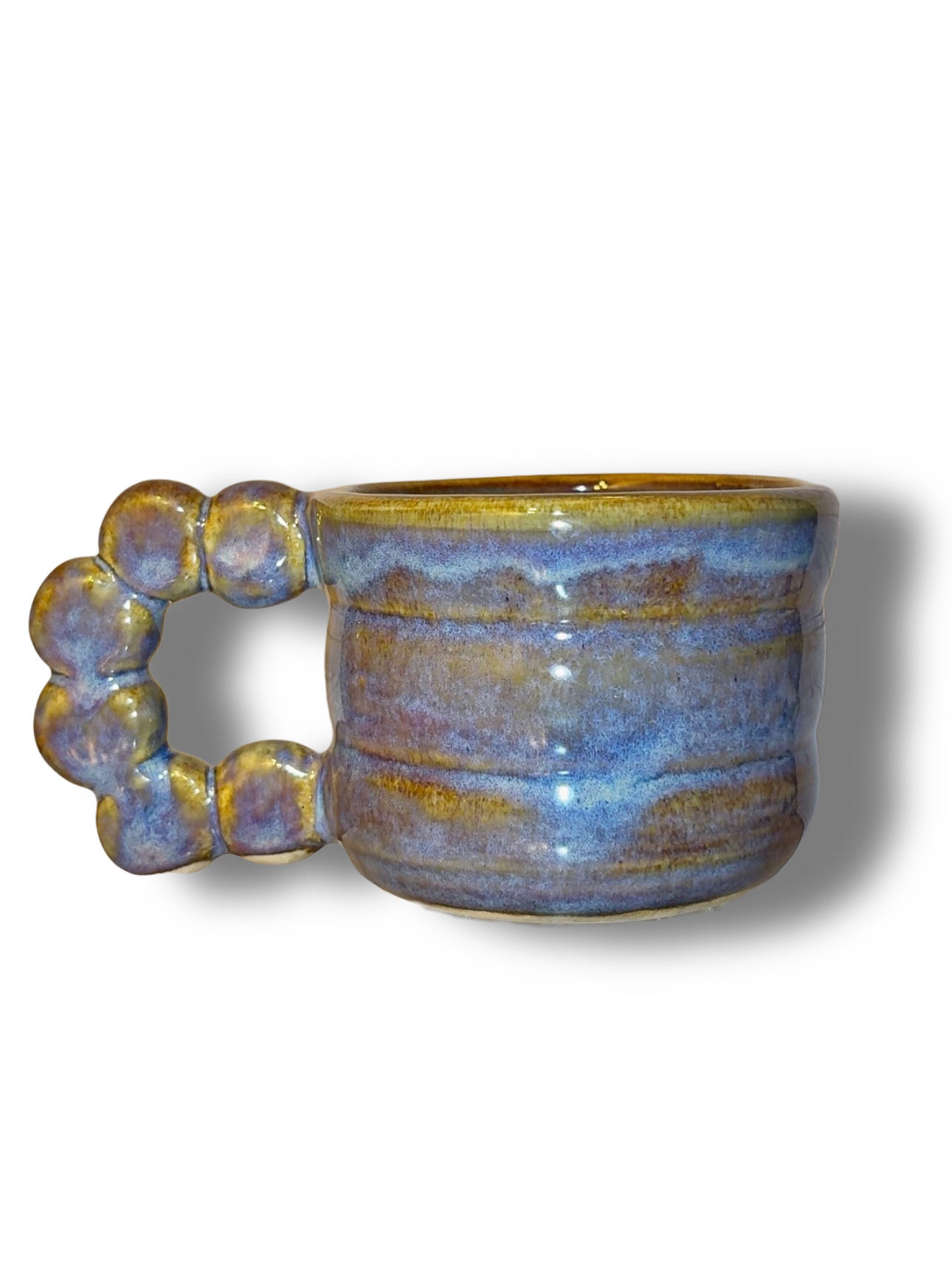 Golden Periwinkle Bubble Mug