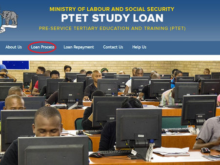 ESWATINI GOVT PTET LOAN SCHEME - SADC REGION