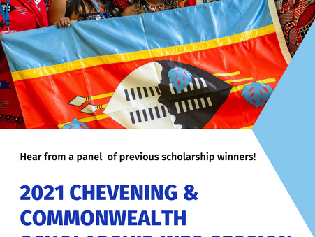 UPCOMING WEBINAR: CHEVENING & COMMONWEALTH SCHOLARSHIP PRESENTATION