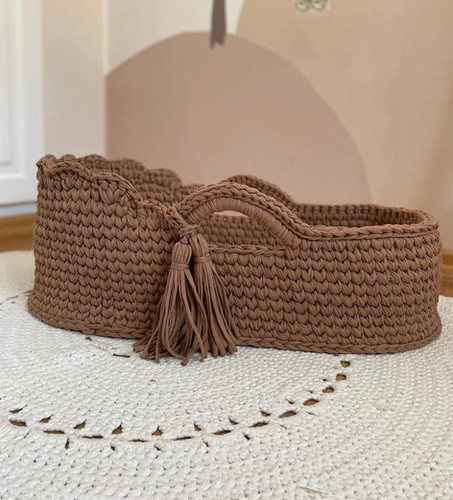 Braided Moses Basket and Accessories main image 1