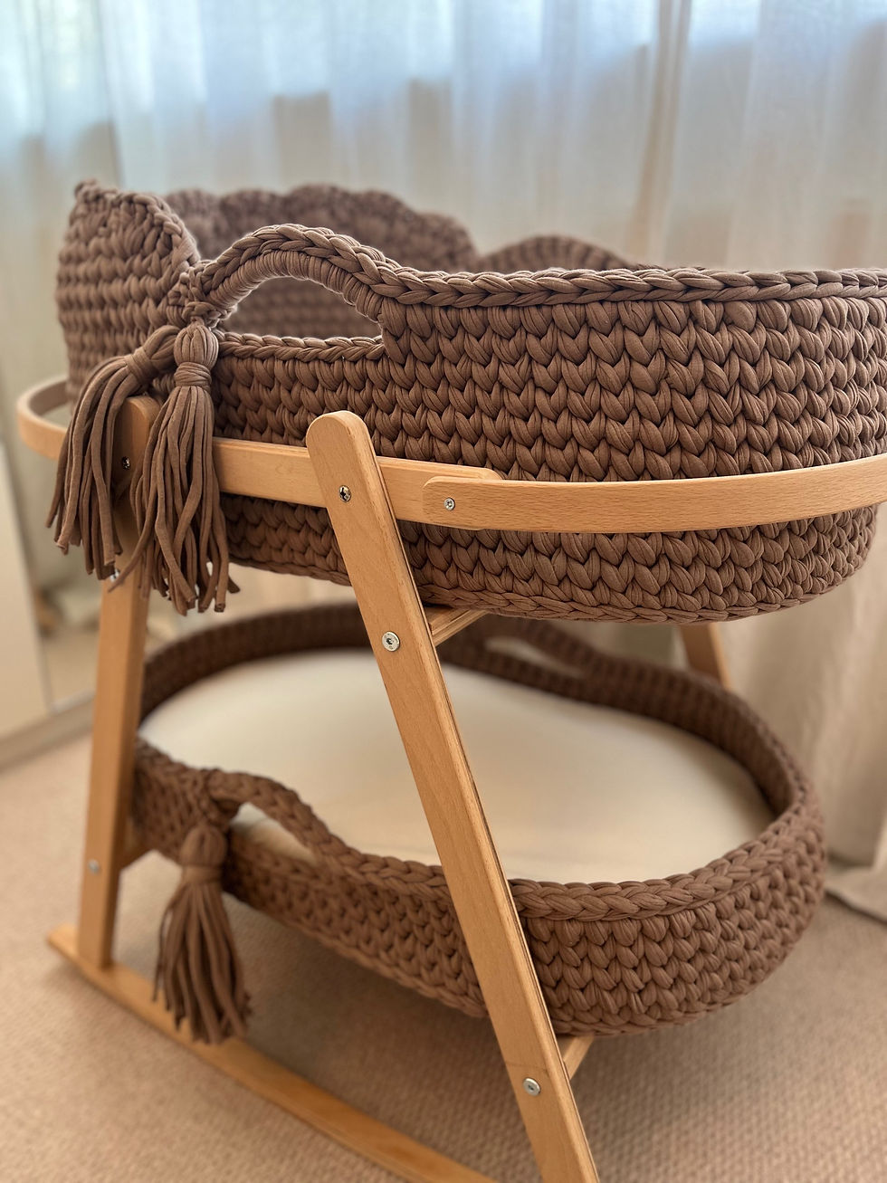 Thumbnail: Package Deal - 3 Pc Moses Basket Set