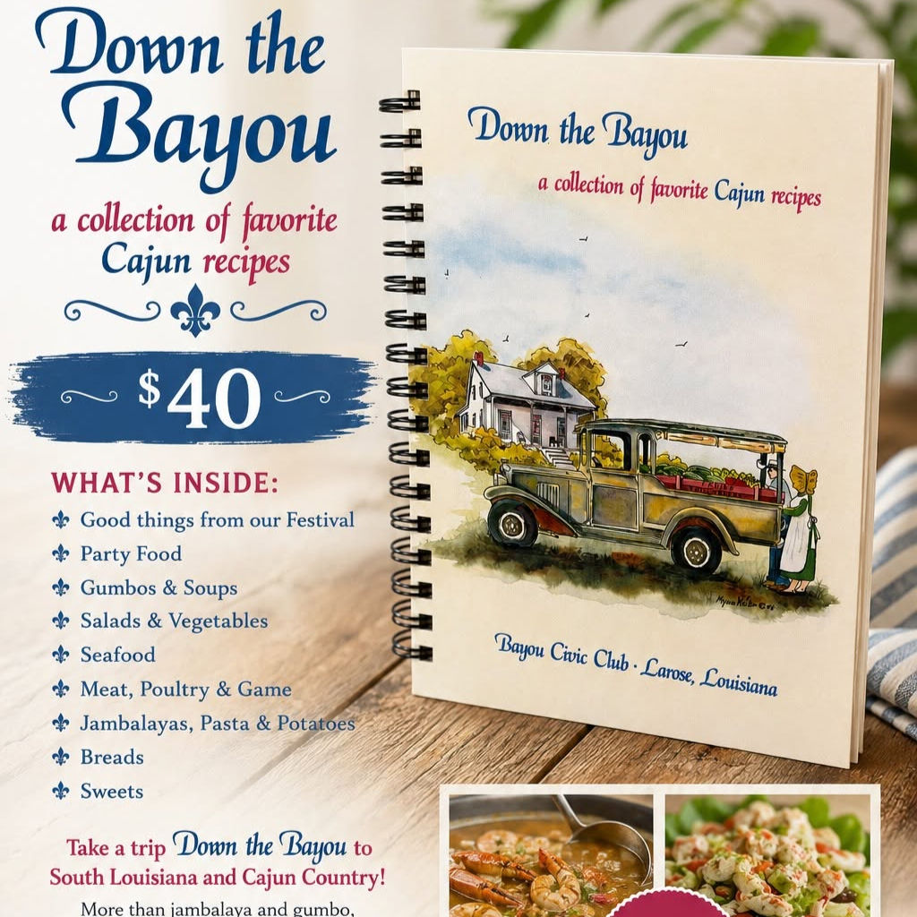 Down the Bayou Cook Book