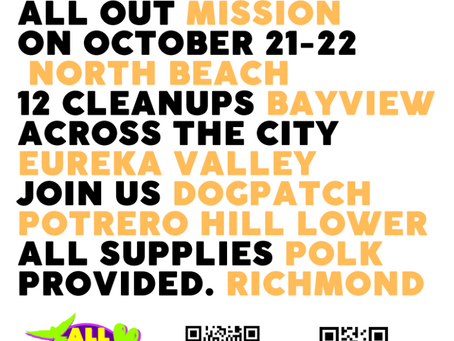 Cleanup, Chalk Art and a free drink from Dogpatch Saloon!