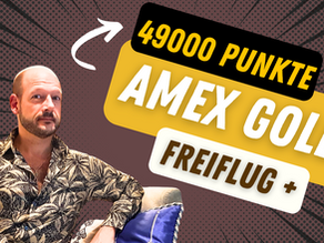 Amex Gold Card mit 49000 Punkten Willkommensbonus nach Mindestumsatz- mit einem Aber