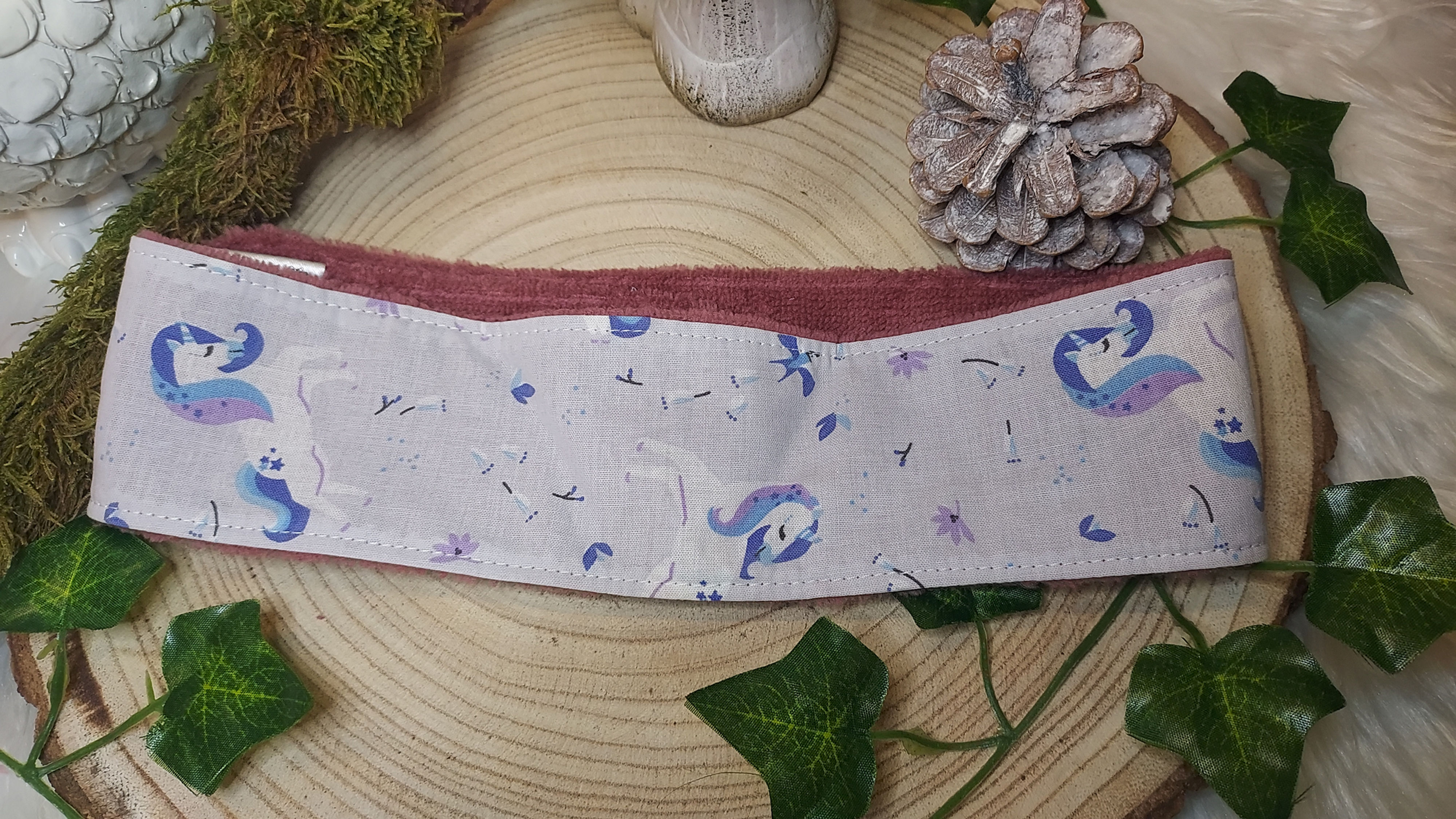 Bandeau démaquillant, Licorne