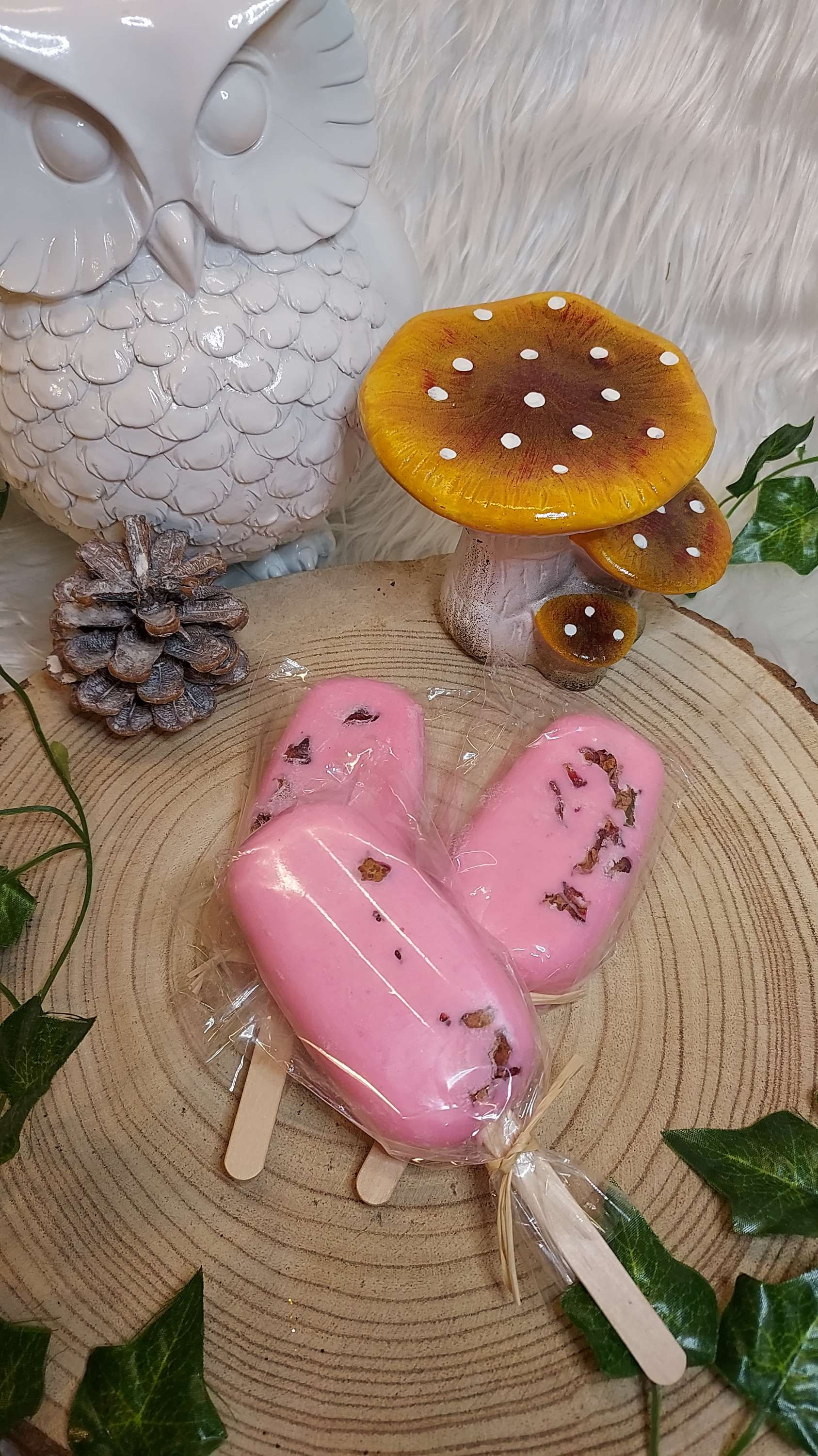 pain moussant à la myrtille, fabrication artisanale, atelier de la chouette nini