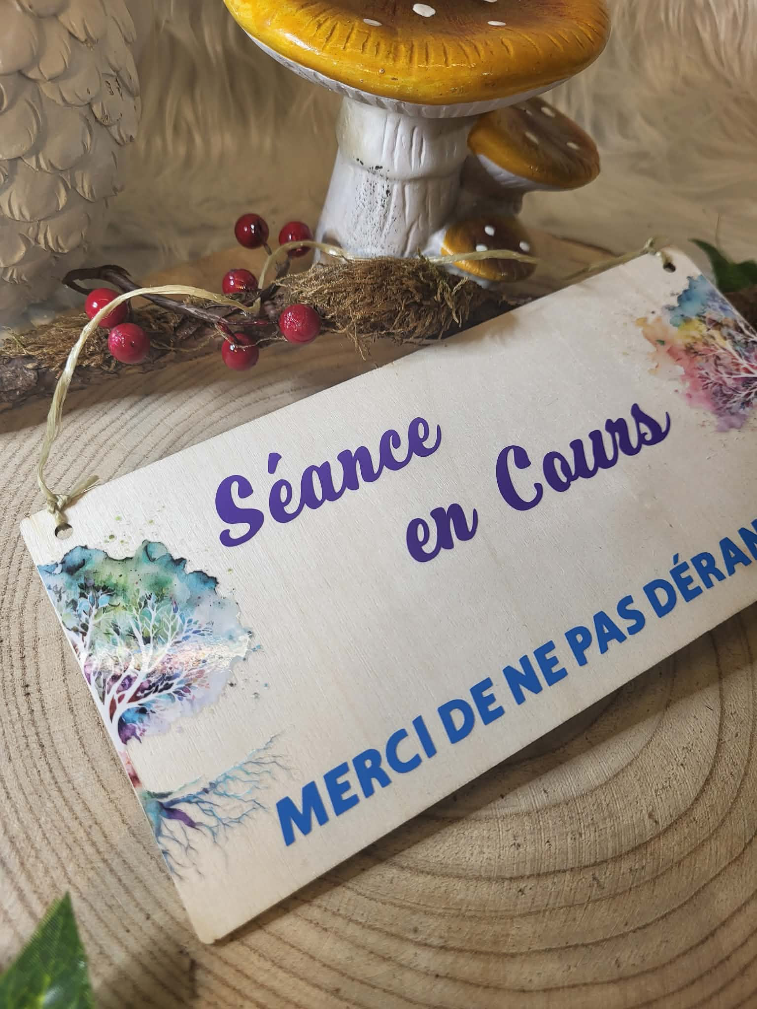 Plaque de Porte "Ne pas Déranger" - Bois