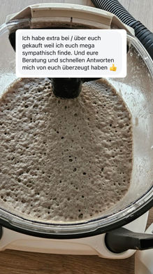 Kundenmeinung, Kunde ist begeistert vom Teppich saugen mit dem Vivenso