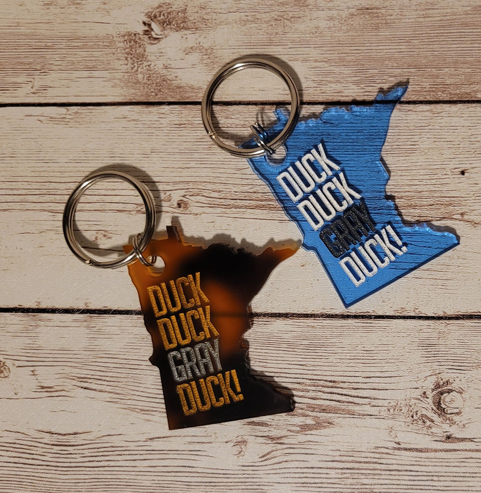 Thumbnail: Duck Duck Gray Duck! MN Keychain