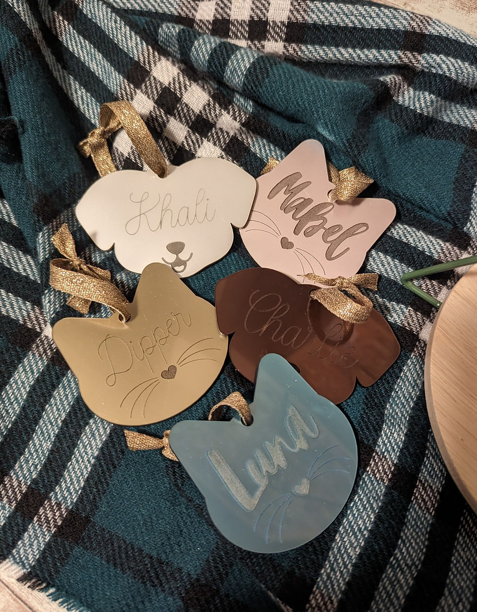 Thumbnail: Personalized Pet Ornament