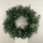 Artificial eucalyptus hoop base for florists