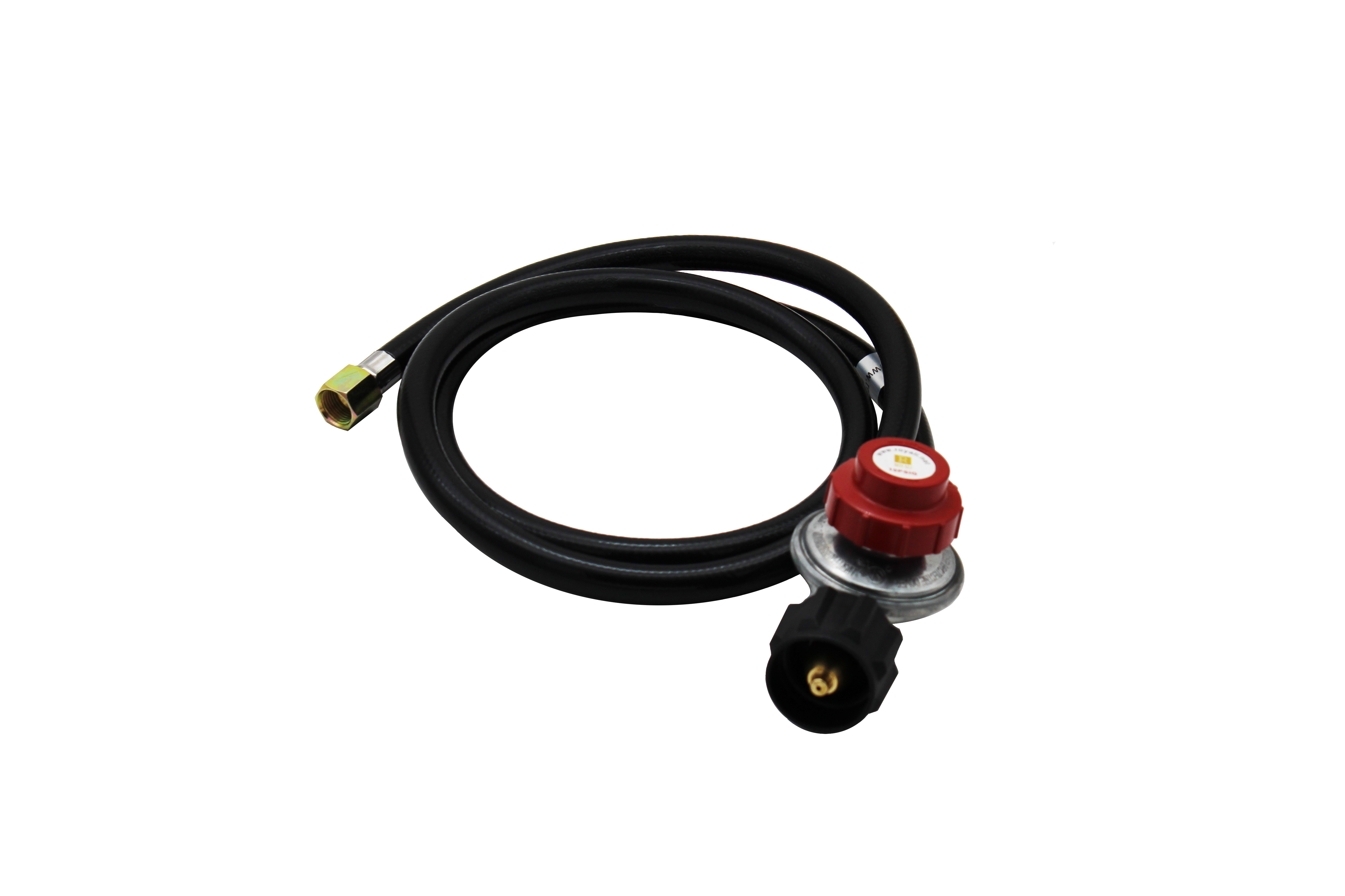 Royali Adjustable Propane Gas Regulator BBQ Grill Burner Fryer with 5ft