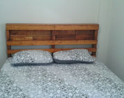 Cama de casal de pallets