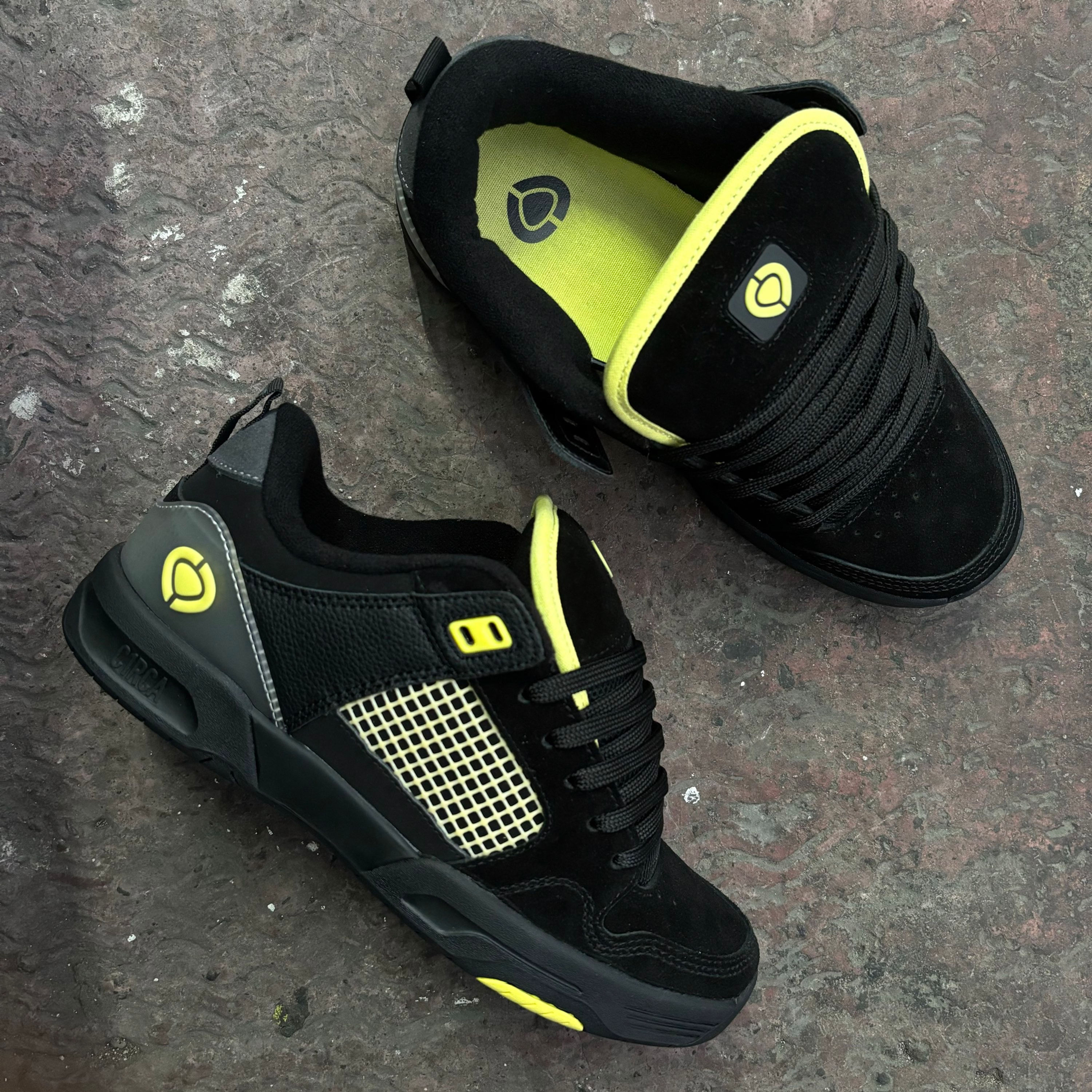 Tenis Circa Tave TT Black/Yellow 25.5mx