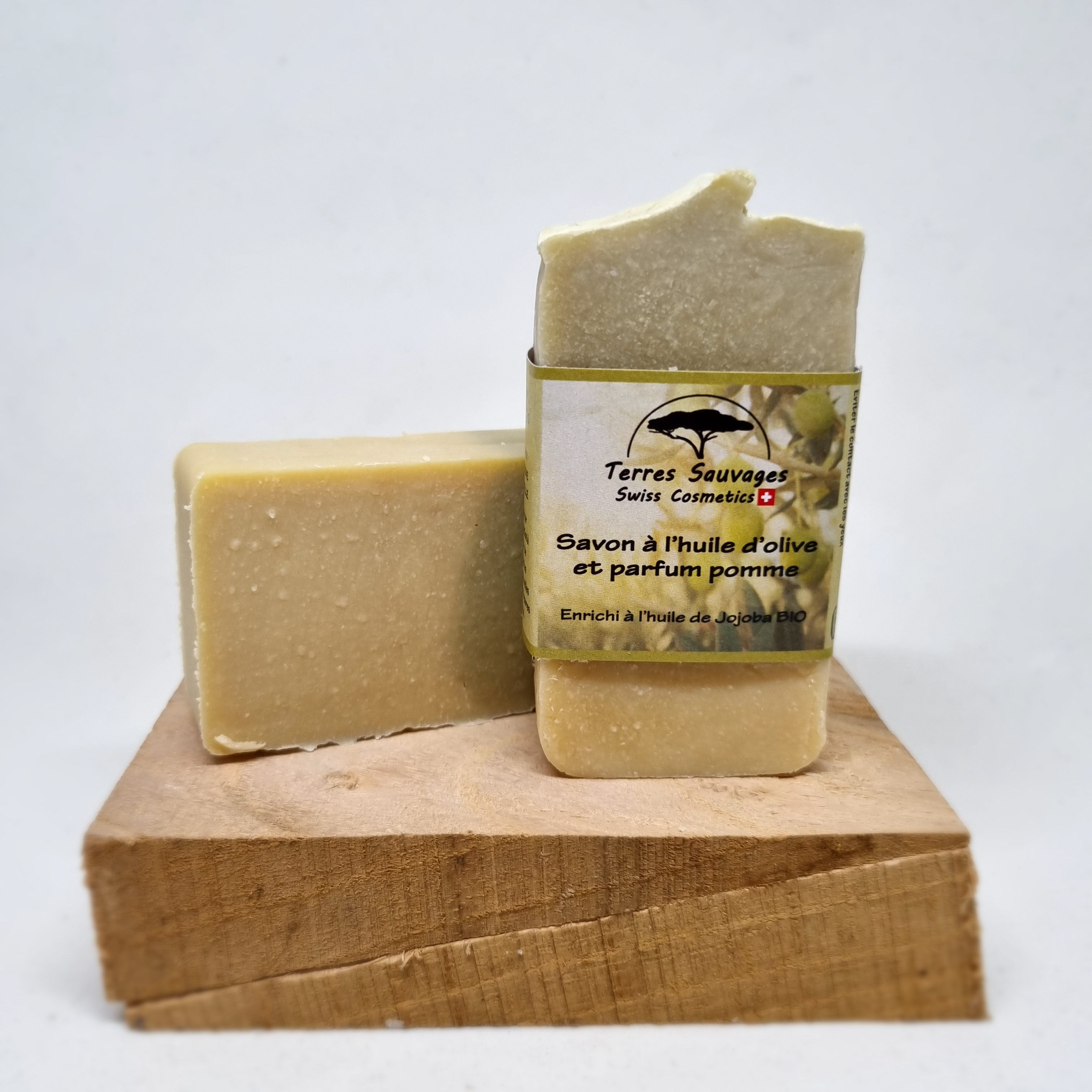 Savon bicolore Olive-pomme 90g