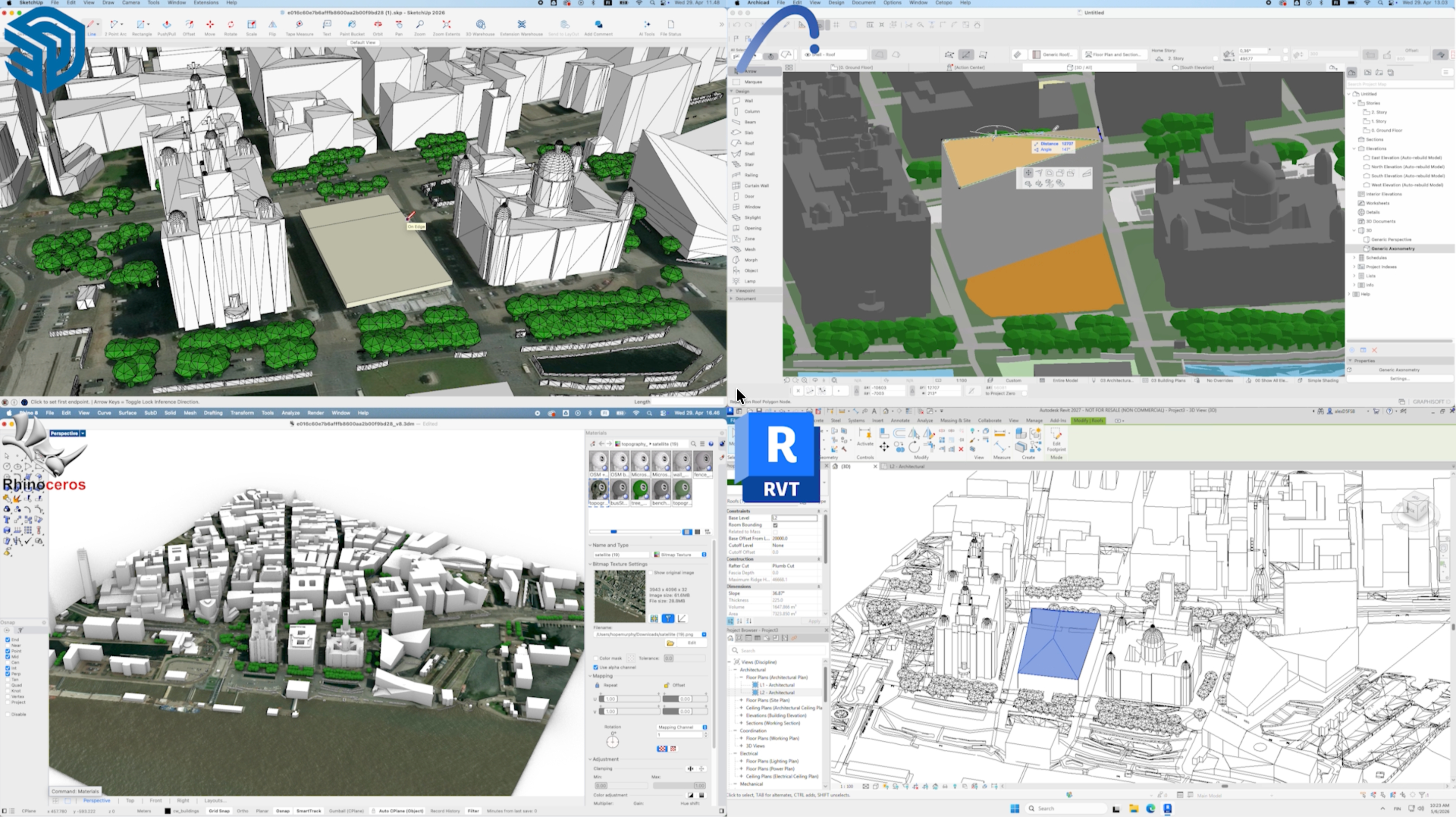 With high resolution aerial imagery from Esri