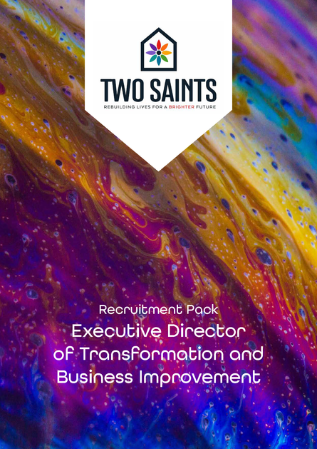 Recruitment pack for Two Saints Charity