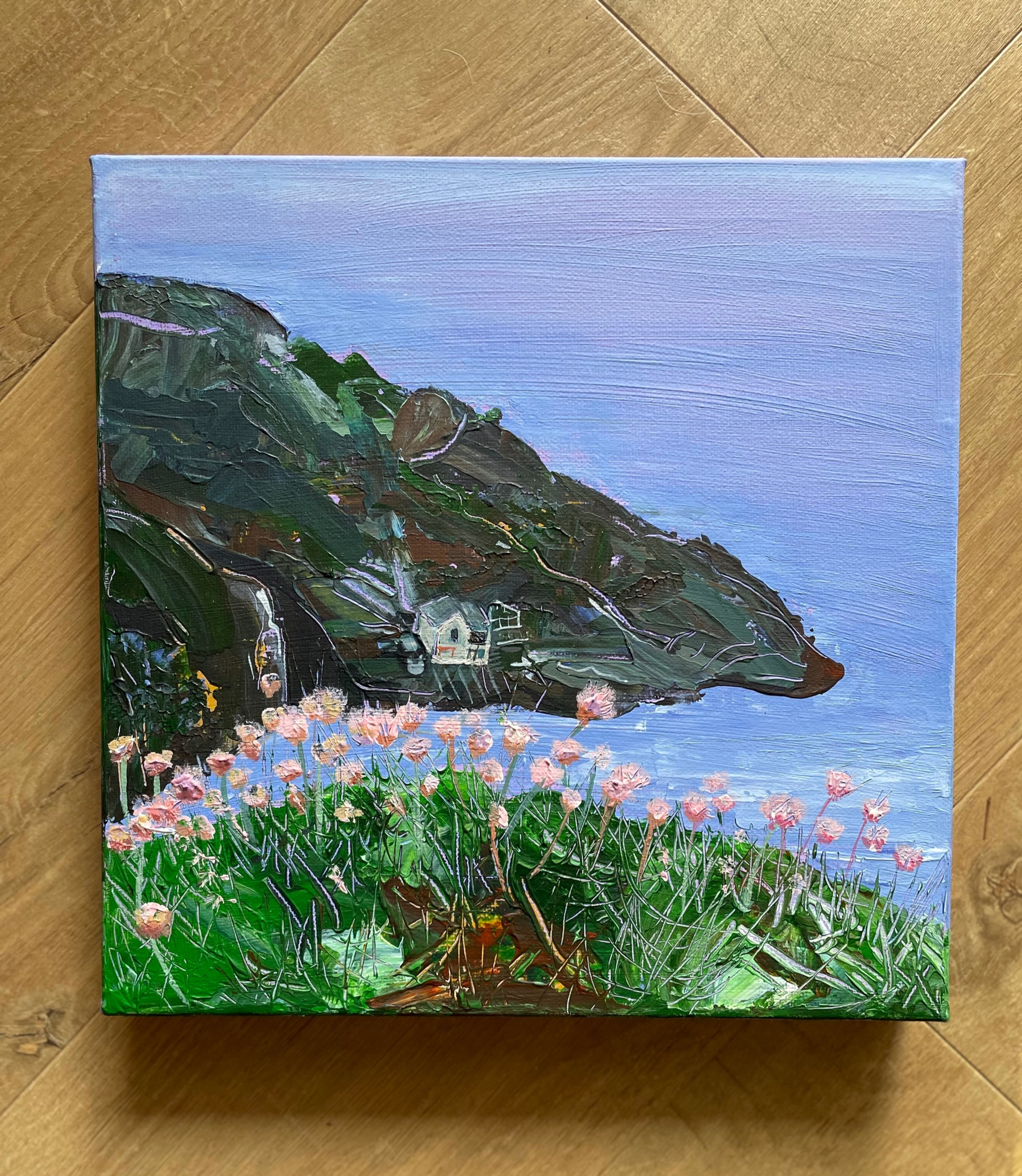 Rhossili in Bloom by Tina Scahill