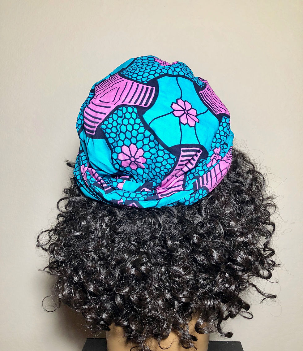 Thumbnail: Yujay Turban - Flower - Light blue & Lilac