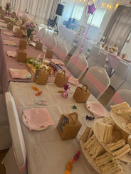 Image of a birthday party set up in the West Function Room