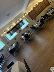 Image of a 30th birthday party set up in the West Function Room