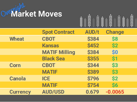 Grain Report Wednesday - 21st June
