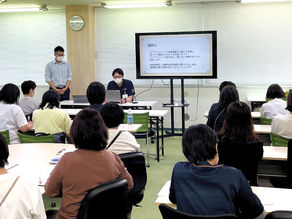 ５月１日　山下医師が地域のケアマネージャー向けに「在宅で浮腫みのある人に気を付けること」の勉強会を行いました