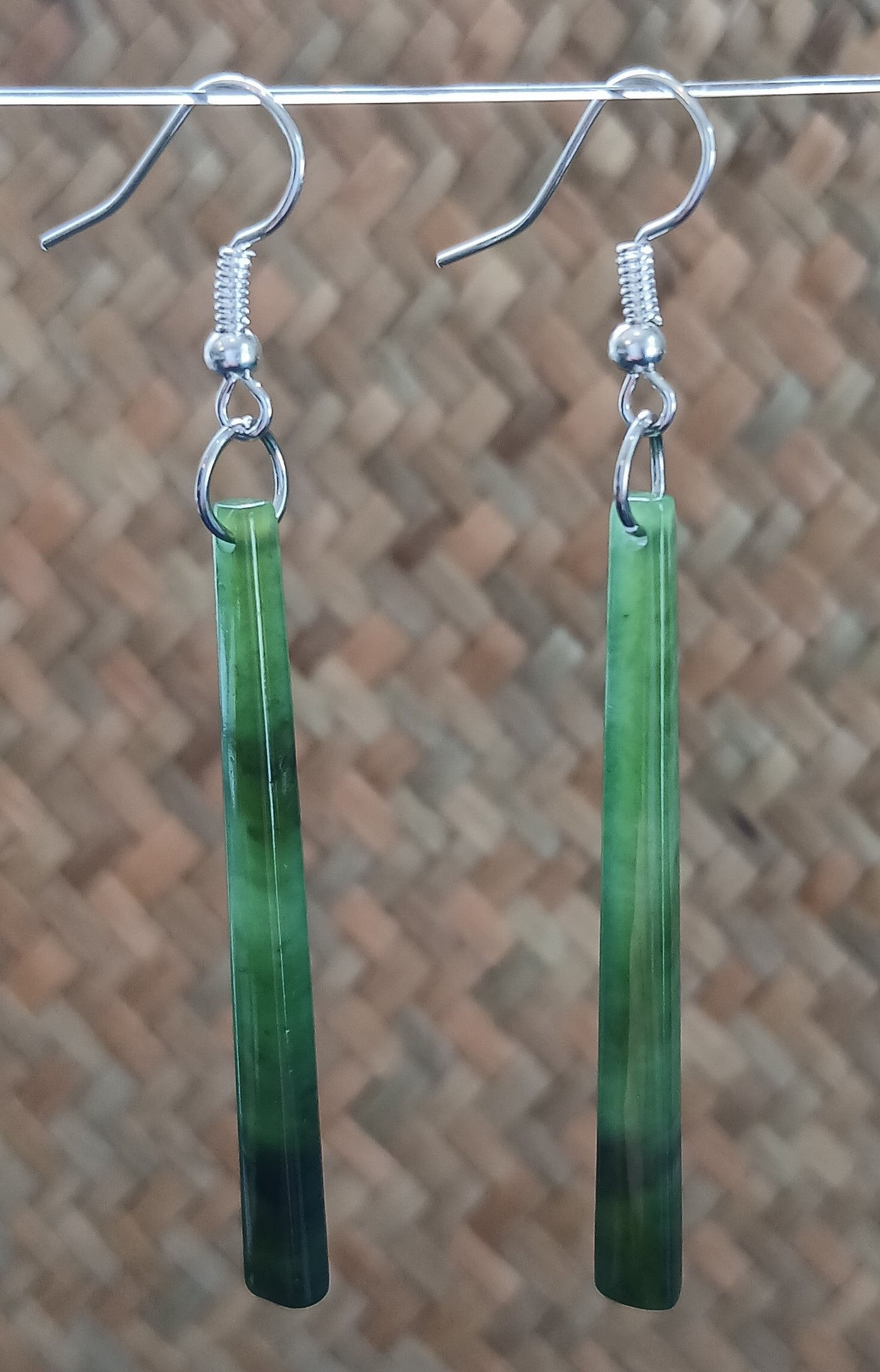 Pounamu Stick Earrings EST1