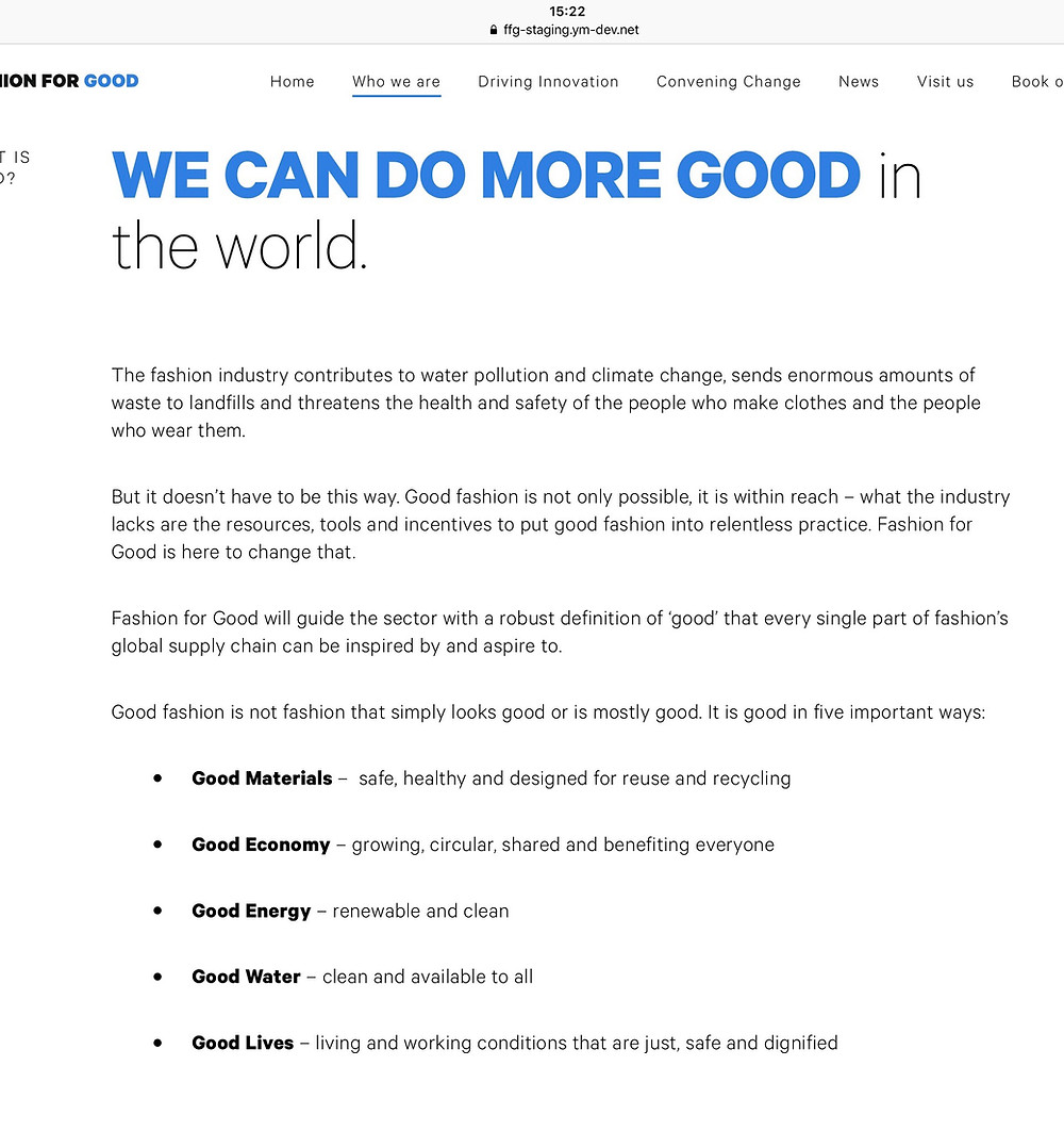Fashion for Good