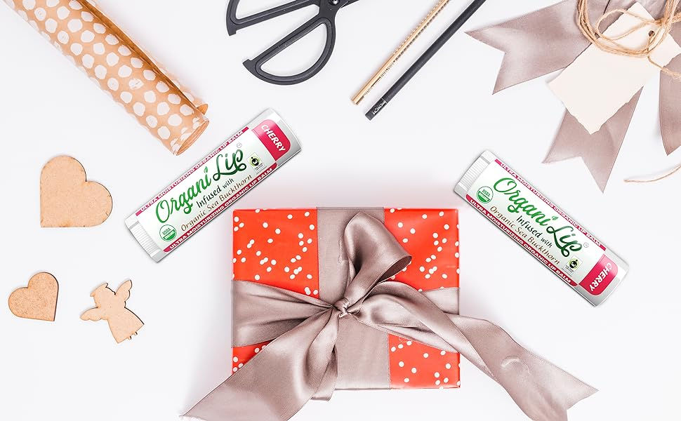 Thumbnail: Cherry Flavored Organic Lip Balm (3 Pack) USDA Certified