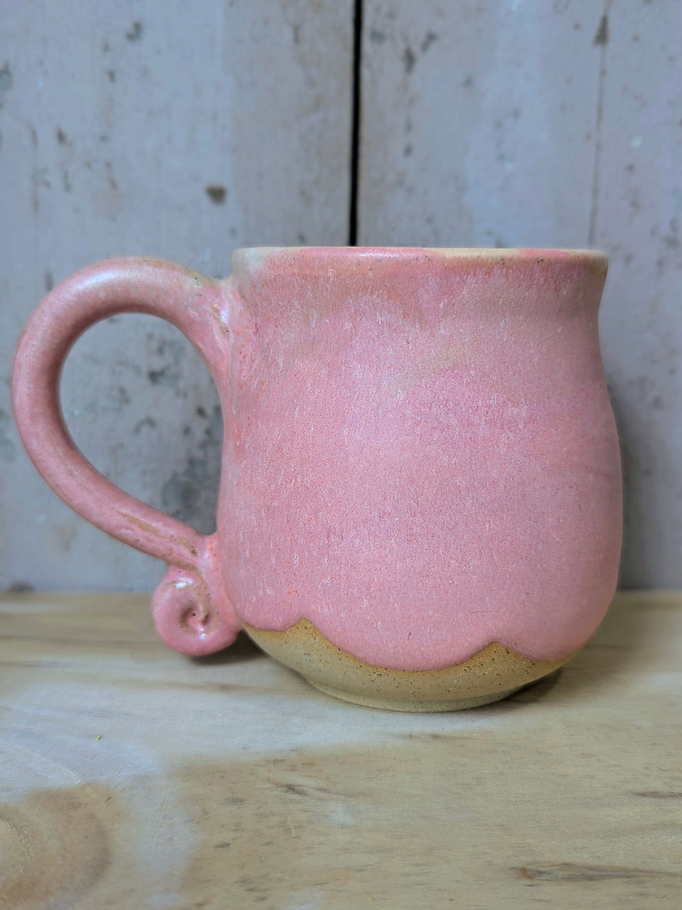 Thumbnail: Drip Glaze Mug - Strawberry Cream