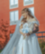 bride with boque