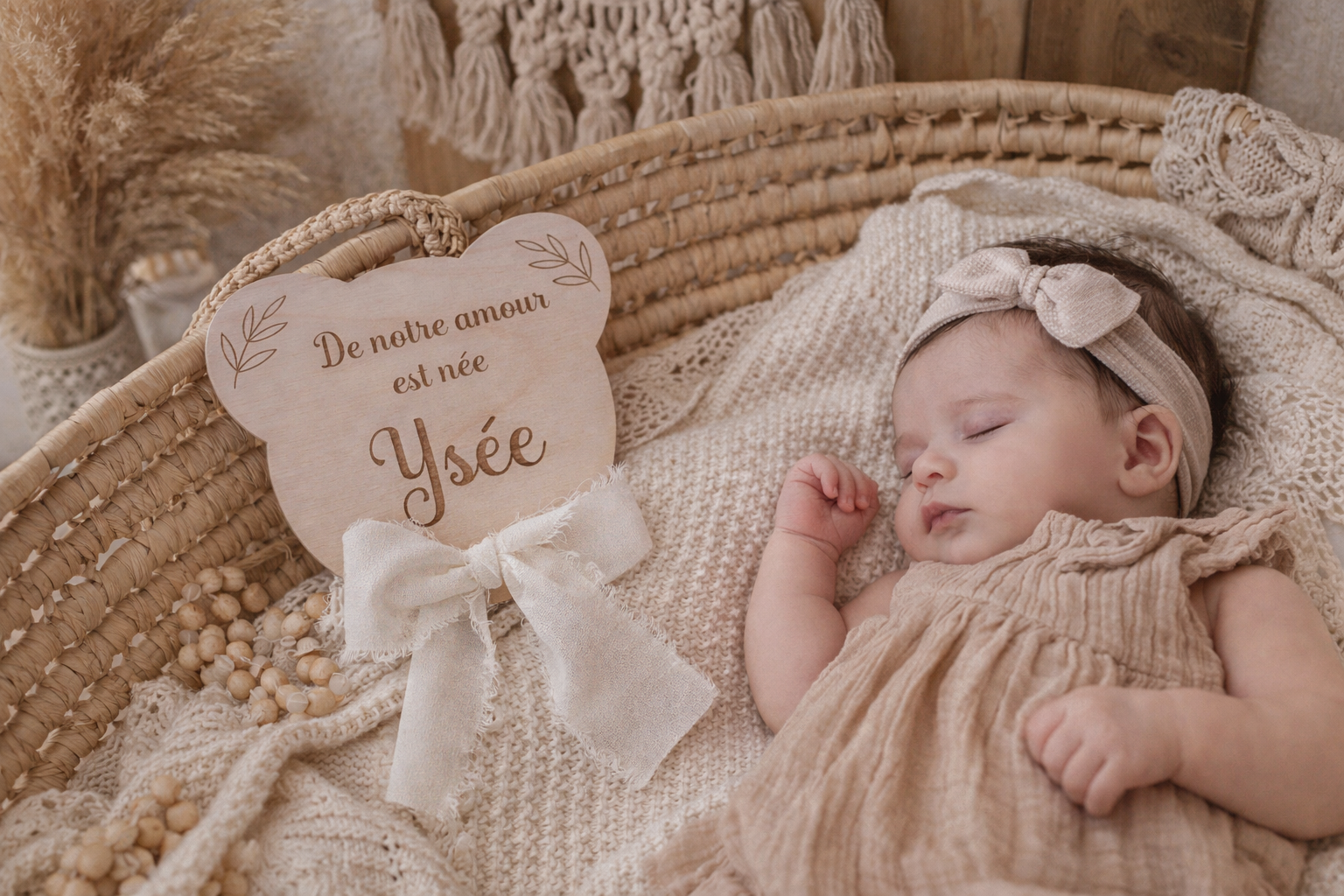 Carte de bienvenue "Ourson"