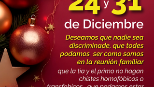 Por espacios seguros en Navidad y fiestas de fin de año.