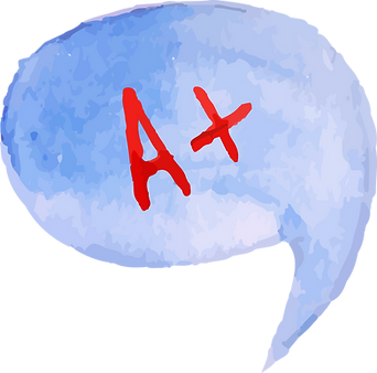 Speech Bubble A+