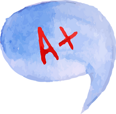 Speech Bubble A+