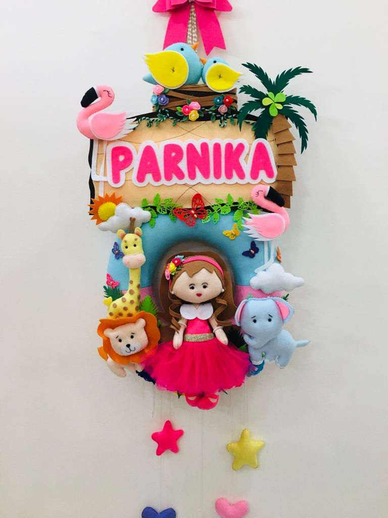 Doll animal Circle hang