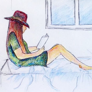 Pencil Crayon Self Portrait