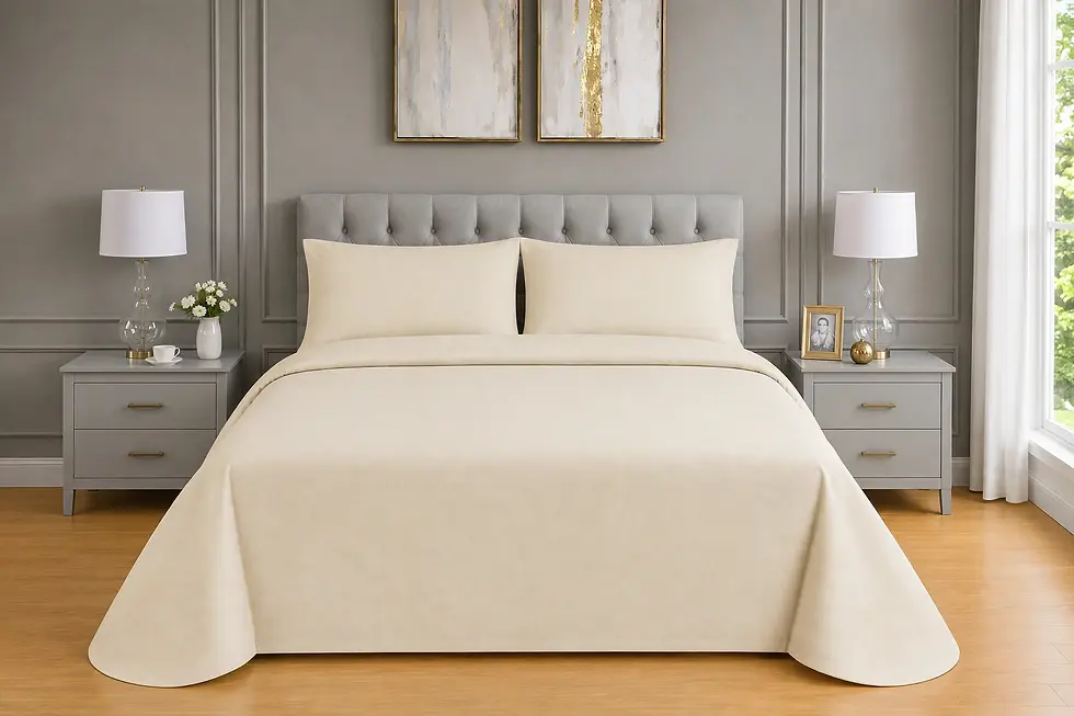 Thumbnail: Velvet Touch Solid Micro Flannel 4-Piece Bedsheet Set