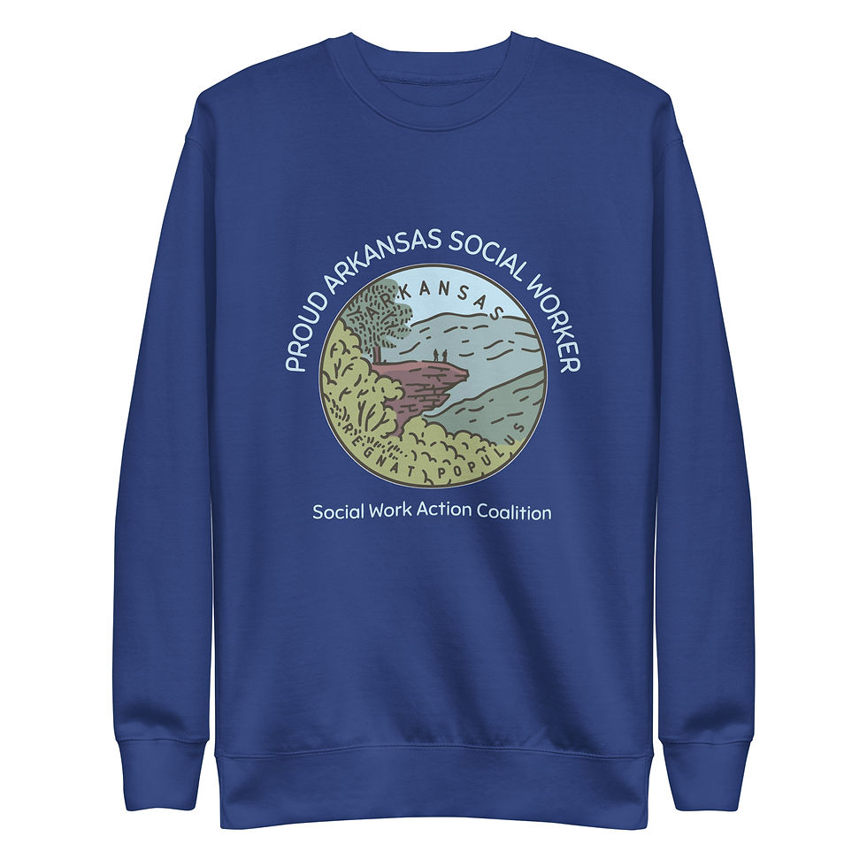 Thumbnail: Proud Arkansas Social Worker Unisex Sweatshirt