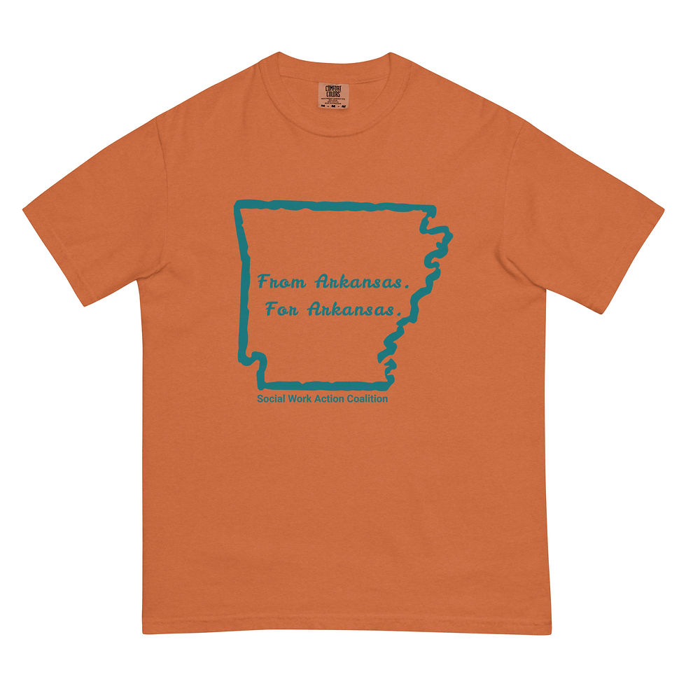 Thumbnail: From Arkansas. For Arkansas Unisex heavyweight t-shirt