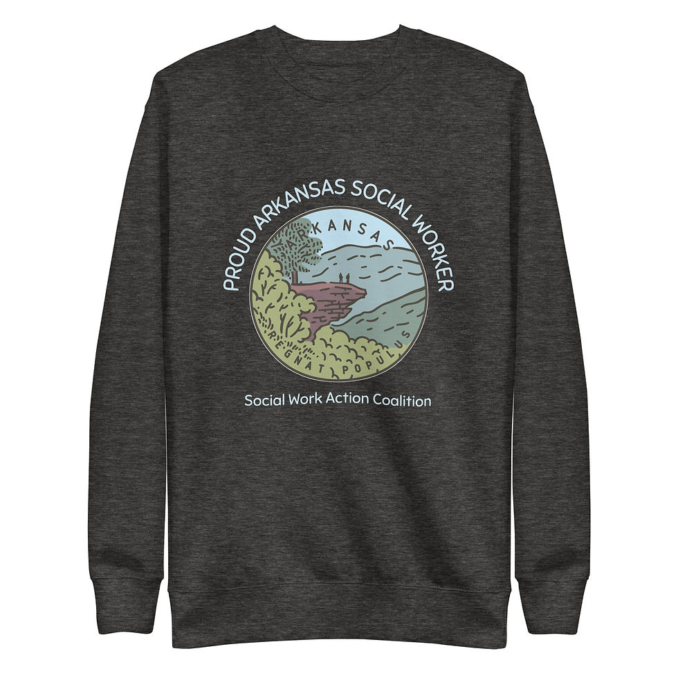 Thumbnail: Proud Arkansas Social Worker Unisex Sweatshirt