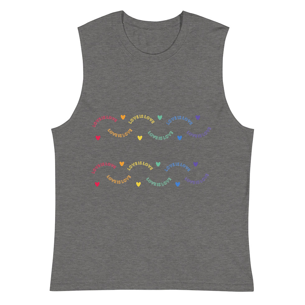 Thumbnail: Love is Love - Muscle Shirt