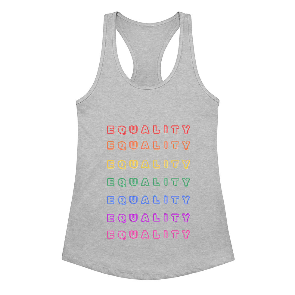 Thumbnail: Equality - racerback tank top
