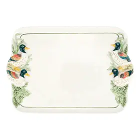 WILDLIFE MALLARD RECTANGULAR PLATTER