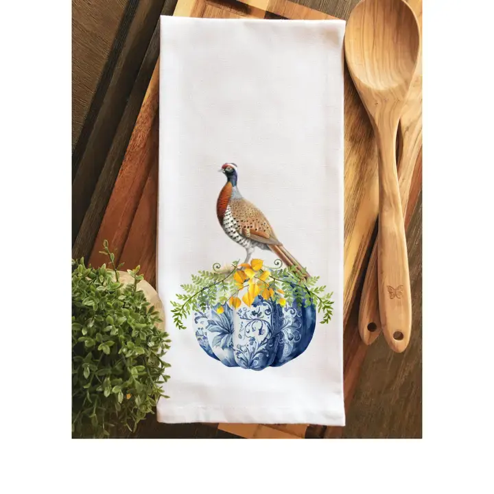 Chinoiserie Fall Tea Towels