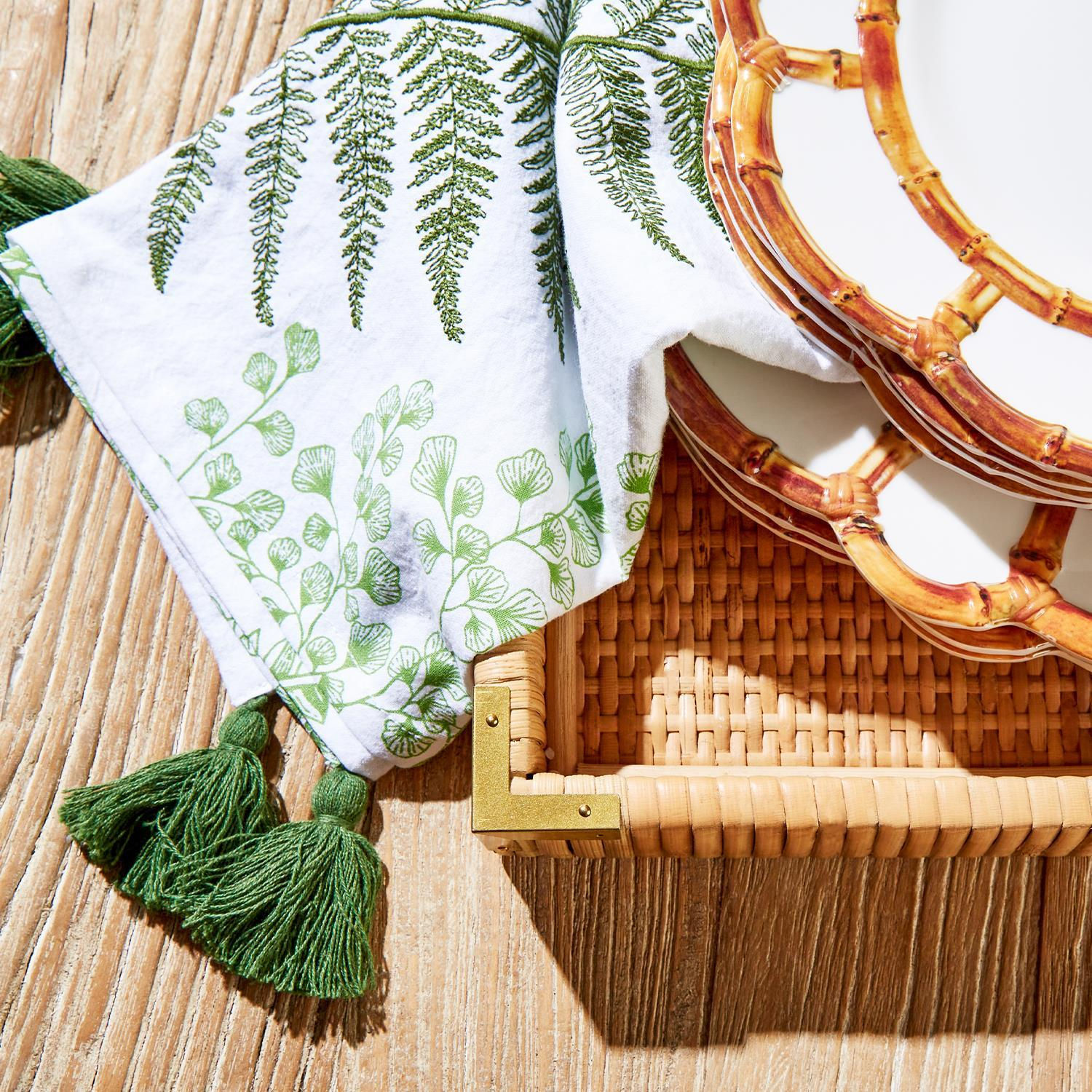 Set of 2 Fern Dish Towels