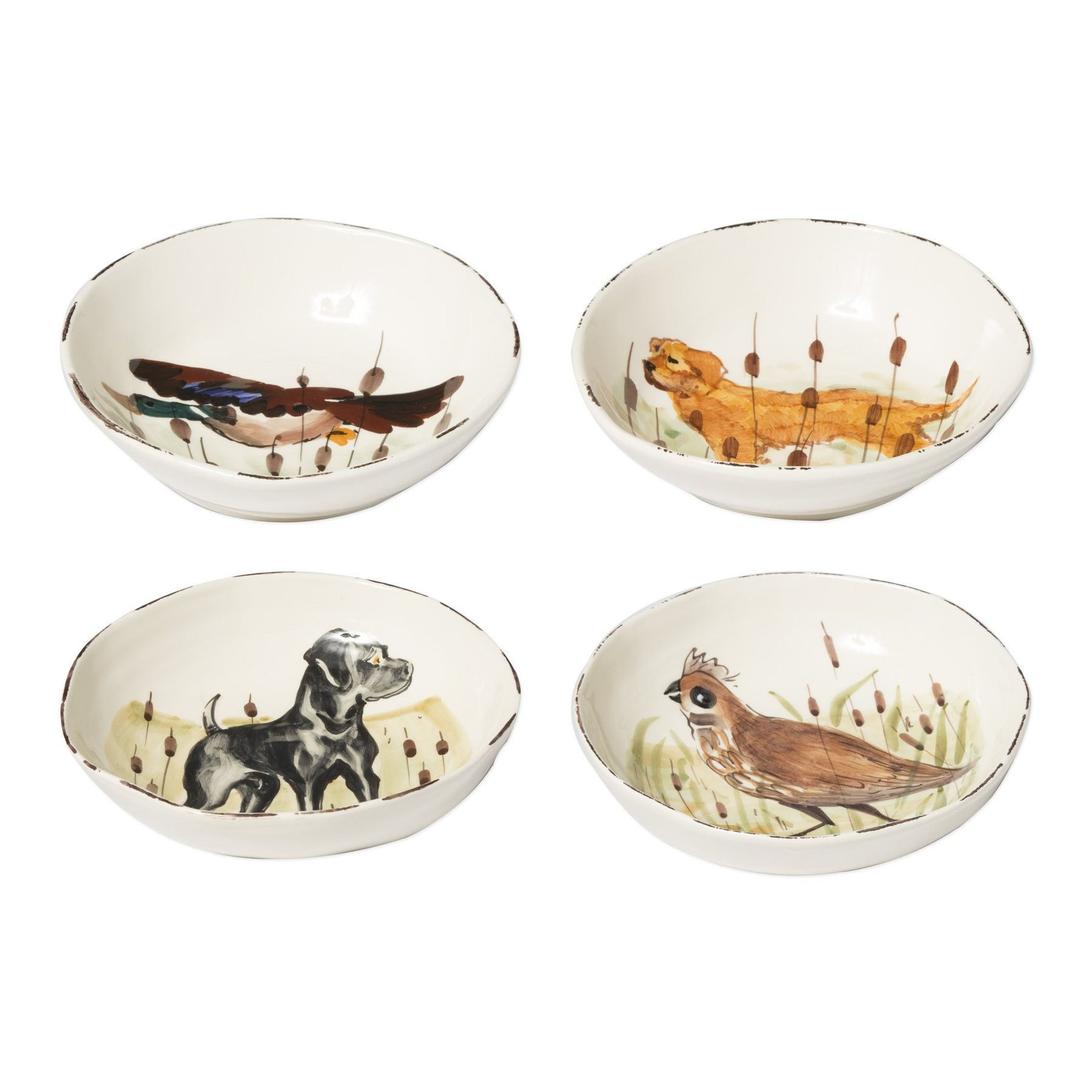 VIETRI WILDLIFE PASTA BOWLS