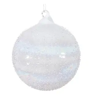 Glass Beaded Ball Ornament