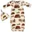 Thumbnail: Bamboo Newborn Gown & Hat Set